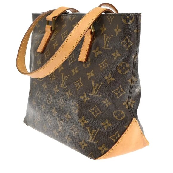 LOUIS VUITTON Cabas Piano Shoulder Bag Monogram Leather Brown - Picture 2 of 15